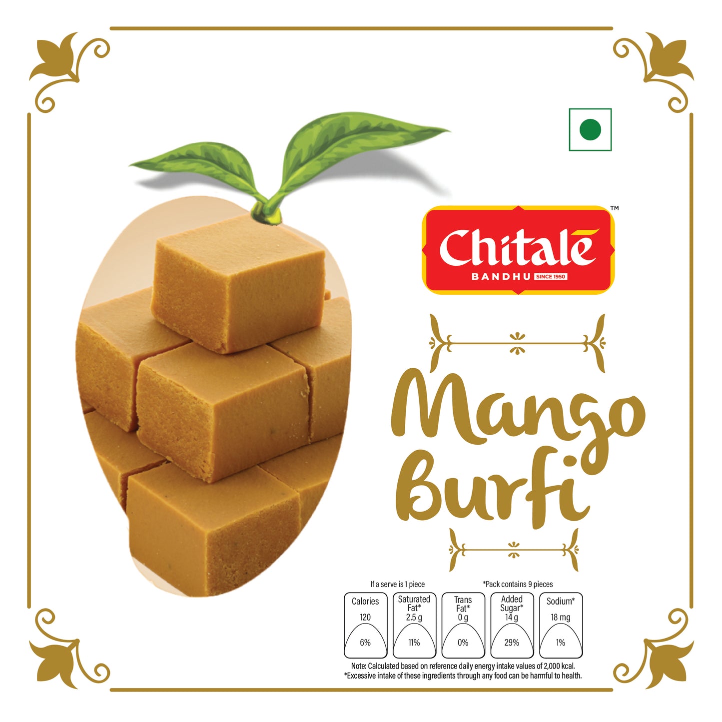 Mango Burfi - Chitale Bandhu