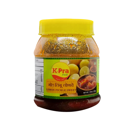 Sweet Lemon Pickle Jar 200gm K-Pra